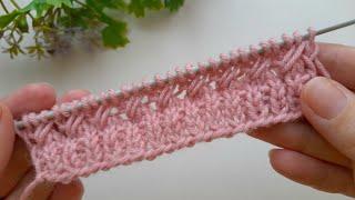 PERFECT ️ Unique Knitting Stitch! Easy and Beautiful Knitting Pattern