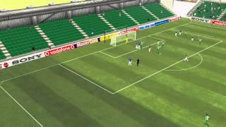 Ludogorets (Razgrad) vs Dunav - Choco Goal 28th minute