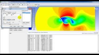 Ansys Fluent - Rotating airfoil.