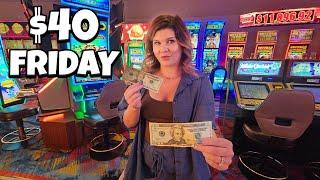 She BEAT THE CASINO Using the $40 Method in Las Vegas! 