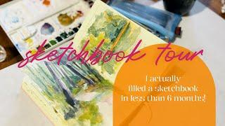 Sketchbook Tour - Art Creations, Royal Talens, mixed media.