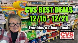 CVS BEST DEALS (12/15 - 12/21) | ***FREEBIES & CHEAP DEALS!