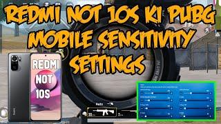 Redmi not 10s pubg sensitivity settings || zero recoil sensitivity settings for redmi not 10s