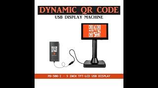 BHIM UPI Payment Collection Android App using Dynamic QR Code Display Pole - USB OTG Connectivity