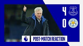 EVERTON 4-0 LEICESTER: Live reaction from David Moyes