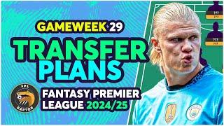 HAALAND TIME?  | MY FPL BLANK GW29 TRANSFER PLANS | Fantasy Premier League Tips 2024/25