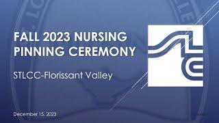 FV Nursing Pinning FALL 2023
