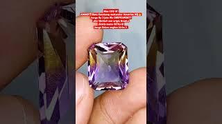 Bisa COD AM487Batu Kecubung multycolor Ametrine HQ,harga Rp 3 juta Wa 085792493877,dim 18x15x9 mm