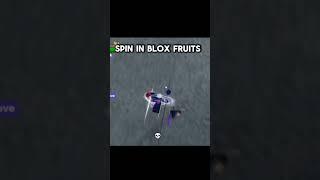 Spin Fruit In Different Games  #bloxfruits #kinglegacy