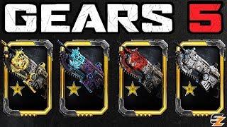 GEARS 5 Customization - Exclusive Rockstar Weapon Skins, Banners & How to get them in Gears 5!