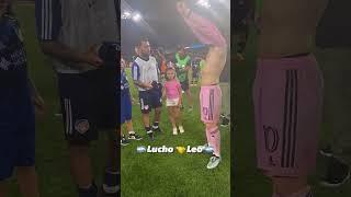 Lucho Acosta  Lionel Messi. From one Argentine to another  #shorts