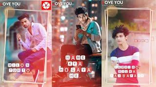 New attitude WhatsApp Status || Killer boy || new faishon || Kinemaster || The Editor boy|Template|