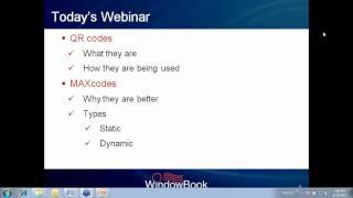 Turn your QR Codes into MAXcodes! - Window Book Inc. (08/10/11)