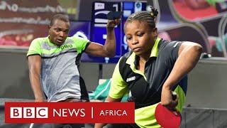 The Paralympic table tennis love story - BBC Africa
