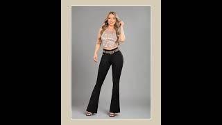 W-320 100% Authentic Colombian Push Up Jeans (Mid Rise, Flared Leg)