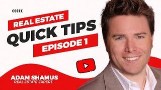 New series! | Real Estate Quick Tips | #1