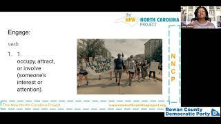 Rowan Democrats November Virtual Breakfast Meeting - Dr. Aimy Steele, The New North Carolina Project