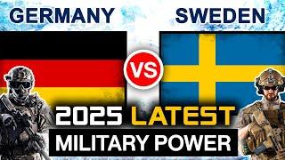 Sweden vs German Military Power 2025 | Germany vs Swedish Military Comparison 2025 | Military Rank