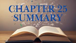 Chapter 25's Summary | Pastor Bill Jenkins | Destinyland Christian Center