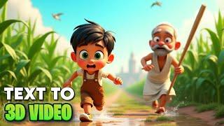 Mobile Cartoon Video Kaise Banaye | How to Make 3D Cartoon Animation Story Videos with Free AI Tools