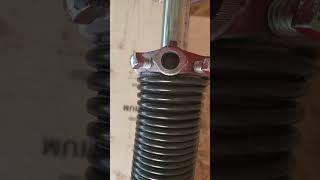 Garage Door Spring proper way to add tension