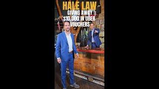 Hale Law is giving $10k in Uber vouchers to prevent drinking and driving 