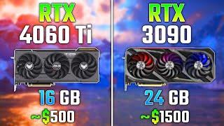 RTX 4060 Ti vs RTX 3090 | Test in 7 Games