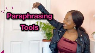 Free Paraphrasing Tools | Paraphrase Without Plagarizing 2021