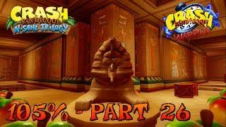 Crash Bandicoot 3 - N. Sane Trilogy - 105% Walkthrough, Part 26: Sphynxinator (Both Gems)