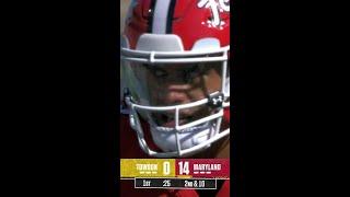 Jeshaun Jones Breaks a Tackle and Takes it to the House vs. Towson | Maryland Football