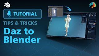 How to export DAZ Characters to Blender 3.0 | Diffeomorphic Plugin | LucidManStudio