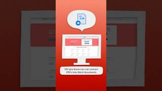 How to convert a PDF to Word doc for free with Adobe Acrobat [#shorts]