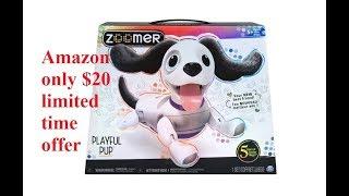 $20 zoomer Playful Pup, Responsive Robotic Dog with Voice Recognition & Realistic Motion