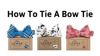 How To Tie A Bow Tie - Dapper Fashion With GFW Clothing!