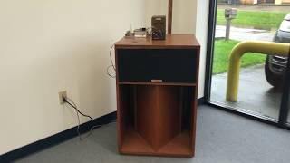 WiFi Klipsch LaScala Pandemic project. Works much better with the Fisher 80AZ monoblock tube amp!