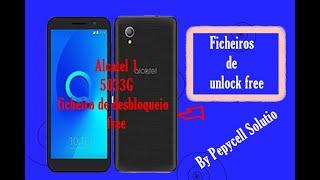 Ficheiros de desbloqueio de Sim free para Alcatel 1 5033G da vodacom para todas rede