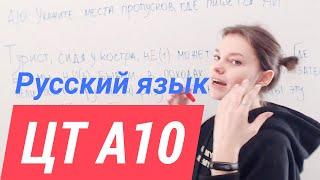 ЦТ А10. Частицы НЕ и НИ