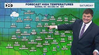 DFW Weather | Rain, cold temperatures on Saturday in 14 day forecast