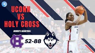 No. 2 UConn Women's Basketball Trounces Holy Cross