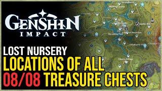 All Lost Nursery Chests Genshin Impact Sumeru 100% Exploration