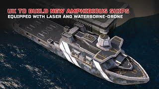 UK Navy to Build New Class of Amphibious Warfare Vessels, Equipped with Laser and Waterborne Drone