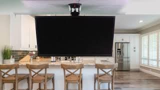 MOUNT-E-FD55 Electric flip down ceiling tv mount by VIVO