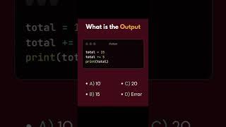 Can You Guess The Output?  #feedshorts #coding #python #webcoding #javascripttutorial