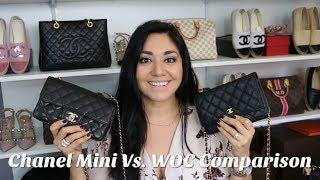 Chanel Mini Rectangular Flap Vs. WOC Comparison | Minks4All