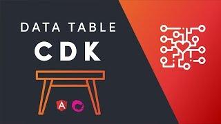 Angular CDK Data Tables