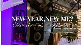 LAGOS DIARIES  : New year, New me?  Closet clean out + Night out| NIGERIAN YOUTUBER