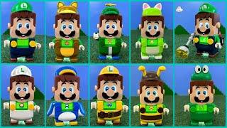 Lego Luigi Power-Ups - Original vs Gameplay