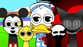 DONALD & MICKEY JOINED SPRUNKI... (Incredibox Sprunki)