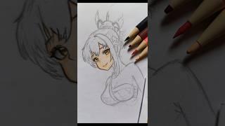 [ Drawing️ Yoimiya]~ #genshinimpact #genshin #yoimiya #art #drawing #anime #shorts #animedrawing
