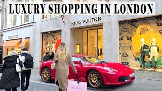 LUXURY SHOPPING IN LONDON | Mayfair London Walking Tour 2023